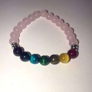 HANDMADE DURABLE CHAKRA/ ROSE QUARTZ BRACELETS